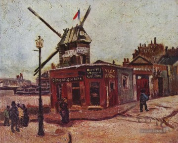 Vincent Van Gogh Werke - Das Moulin de la Galette Vincent van Gogh 